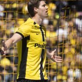 Un doublé pour Cédric Itten KEYSTONE/PETER KLAUNZER